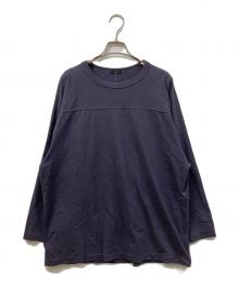COMOLI（コモリ）の古着「フットボールTシャツ」｜ネイビー