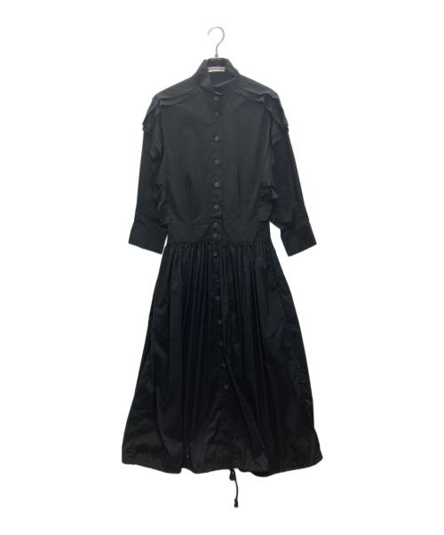 palmer//harding（パルマーハーディング）palmer//harding (パルマーハーディング) シャツワンピース ブラック サイズ:	SIZE 38の古着・服飾アイテム