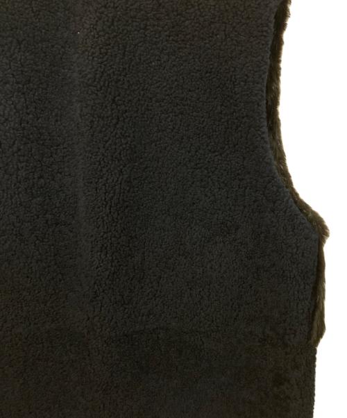 INES & MARECHAL（イネス・エ・マレシャル）INES & MARECHAL (イネス・エ・マレシャル) ラムレザー切替ロングベスト ネイビー サイズ:	SIZE 38の古着・服飾アイテム