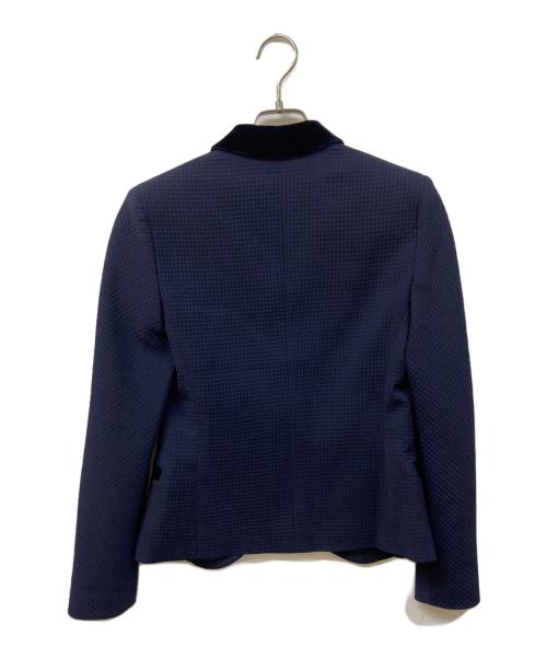 GIORGIO ARMANI（ジョルジオアルマーニ）GIORGIO ARMANI (ジョルジオアルマーニ) コントラストラペルジャケット ネイビー サイズ:SIZE 38の古着・服飾アイテム