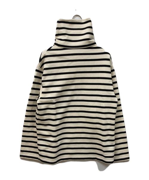 OUTIL（ウティ）OUTIL (ウティ) ウールボーダータートルネックニット アイボリー サイズ:	SIZE 0の古着・服飾アイテム