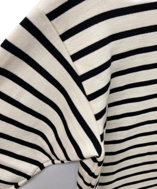 OUTIL（ウティ）OUTIL (ウティ) ウールボーダータートルネックニット アイボリー サイズ:	SIZE 0の古着・服飾アイテム