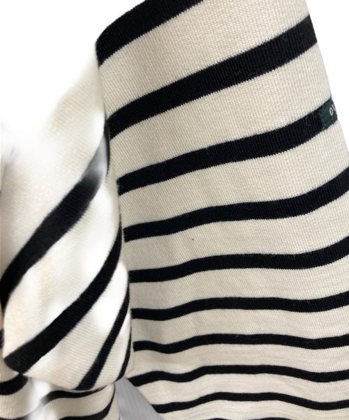 OUTIL（ウティ）OUTIL (ウティ) ウールボーダータートルネックニット アイボリー サイズ:	SIZE 0の古着・服飾アイテム