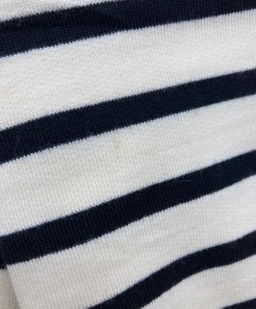 OUTIL（ウティ）OUTIL (ウティ) ウールボーダータートルネックニット アイボリー サイズ:	SIZE 0の古着・服飾アイテム
