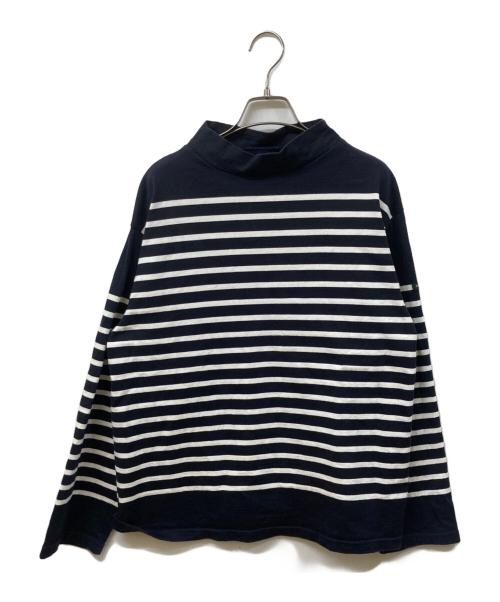 OUTIL（ウティ）OUTIL (ウティ) モックネックバスクシャツ ネイビー サイズ:	SIZE 0の古着・服飾アイテム
