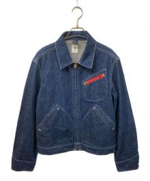 SCYEBASICS（サイベーシックス）の古着「デニムジップアップワークジャケット」｜インディゴ