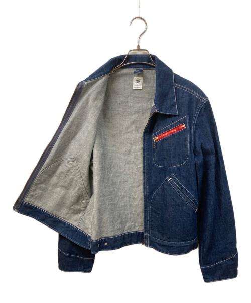 SCYEBASICS（サイベーシックス）SCYEBASICS (サイベーシックス) デニムジップアップワークジャケット インディゴ サイズ:	SIZE 38の古着・服飾アイテム