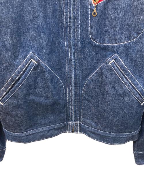 SCYEBASICS（サイベーシックス）SCYEBASICS (サイベーシックス) デニムジップアップワークジャケット インディゴ サイズ:	SIZE 38の古着・服飾アイテム