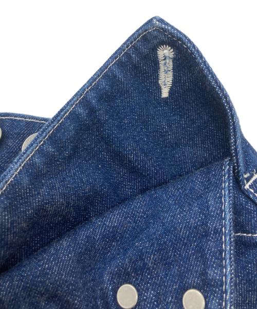 SCYEBASICS（サイベーシックス）SCYEBASICS (サイベーシックス) デニムジップアップワークジャケット インディゴ サイズ:	SIZE 38の古着・服飾アイテム