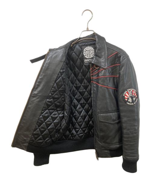 PUNK DRUNKERS（パンクドランカーズ）PUNK DRUNKERS (パンクドランカーズ) レザージャケット ブラック サイズ:	SIZE Mの古着・服飾アイテム