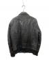 PUNK DRUNKERS (パンクドランカーズ) レザージャケット ブラック サイズ:	SIZE M：11000円