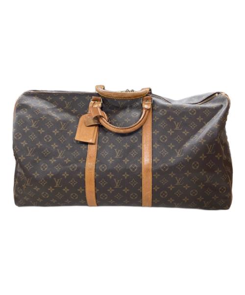 LOUIS VUITTON（ルイ ヴィトン）LOUIS VUITTON (ルイ ヴィトン) バンドリエール キーポル60 トラベルバッグ ブラウン サイズ:不明の古着・服飾アイテム