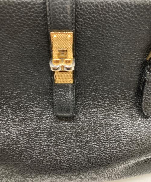 BALLY（バリー）BALLY (バリー) BOOM レザーハンドバッグ ブラックの古着・服飾アイテム