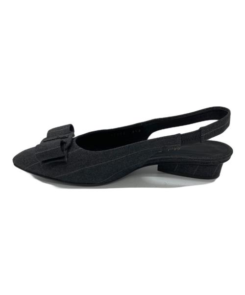 Salvatore Ferragamo（サルヴァトーレ フェラガモ）Salvatore Ferragamo (サルヴァトーレ フェラガモ) Viva Sling グレー サイズ:	SIZE 5 1/2の古着・服飾アイテム