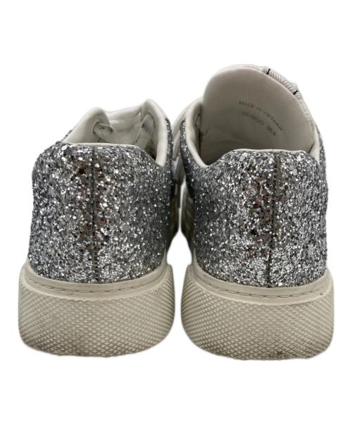 MIU MIU（ミュウミュウ）MIU MIU (ミュウミュウ) グリッタースニーカー ホワイト サイズ:	SIZE 35.5の古着・服飾アイテム