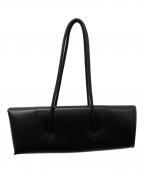 Ameri VINTAGEアメリヴィンテージ）の古着「RECTANGLE LEATHER BAG」｜ブラック