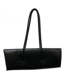 Ameri VINTAGE（アメリヴィンテージ）の古着「RECTANGLE LEATHER BAG」｜ブラック