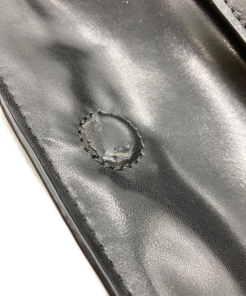Ameri VINTAGE（アメリヴィンテージ）Ameri VINTAGE (アメリヴィンテージ) RECTANGLE LEATHER BAG ブラックの古着・服飾アイテム
