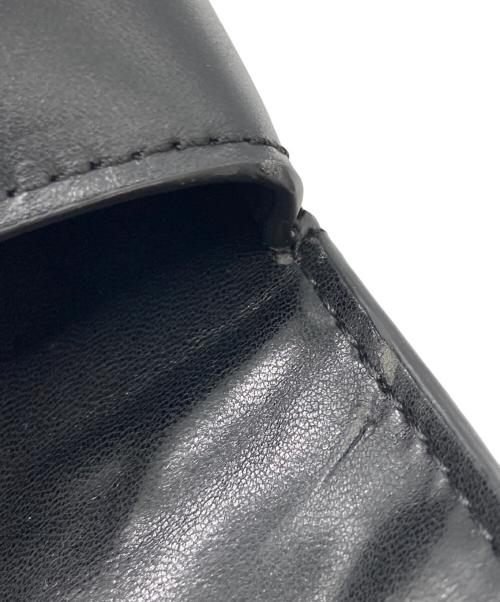 Ameri VINTAGE（アメリヴィンテージ）Ameri VINTAGE (アメリヴィンテージ) RECTANGLE LEATHER BAG ブラックの古着・服飾アイテム