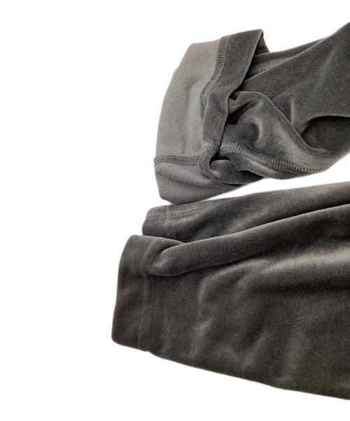 NVRFRGT（ネヴァーフォーゲット）NVRFRGT (ネヴァーフォーゲット) Velour Zip Up Track Topベロアジャケット グレー サイズ:SIZE 2の古着・服飾アイテム
