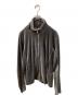 NVRFRGT（ネヴァーフォーゲット）の古着「Velour Zip Up Track Topベロアジャケット」｜グレー