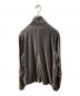 NVRFRGT (ネヴァーフォーゲット) Velour Zip Up Track Topベロアジャケット グレー サイズ:SIZE 2：16000円