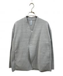 CFCL（シーエフシーエル）の古着「MILAN COLLARLESS DOUBLEBREASTED BOXY JACKET」｜グレー