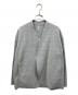CFCL（シーエフシーエル）の古着「MILAN COLLARLESS DOUBLEBREASTED BOXY JACKET」｜グレー