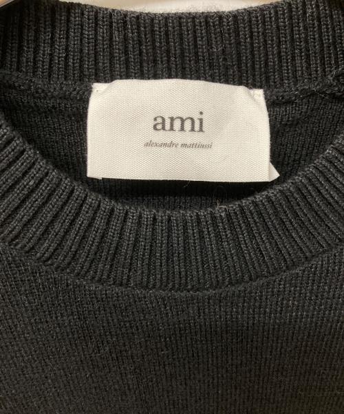 AMI Alexandre Mattiussi（アミアレクサンドルマテュッシ）AMI Alexandre Mattiussi (アミアレクサンドルマテュッシ) スモールロゴニット ブラック サイズ:	SIZE Sの古着・服飾アイテム