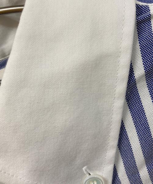 CELINE（セリーヌ）CELINE (セリーヌ) クロップドストライプシャツ ブルー サイズ:SIZE 38の古着・服飾アイテム