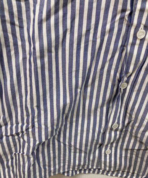 CELINE（セリーヌ）CELINE (セリーヌ) クロップドストライプシャツ ブルー サイズ:SIZE 38の古着・服飾アイテム