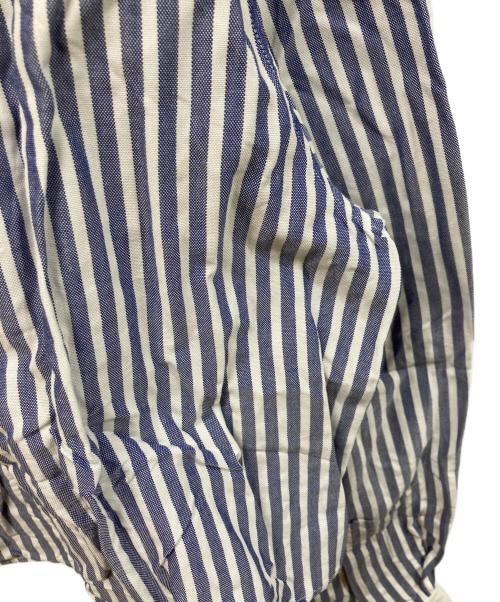 CELINE（セリーヌ）CELINE (セリーヌ) クロップドストライプシャツ ブルー サイズ:SIZE 38の古着・服飾アイテム