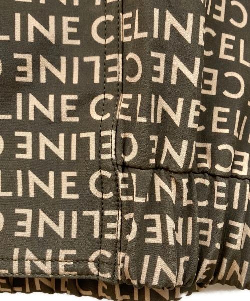CELINE（セリーヌ）CELINE (セリーヌ) シルクノーカラージャケット ブラウン サイズ:SIZE 34の古着・服飾アイテム