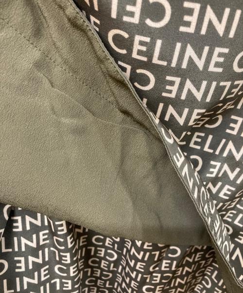 CELINE（セリーヌ）CELINE (セリーヌ) シルクノーカラージャケット ブラウン サイズ:SIZE 34の古着・服飾アイテム