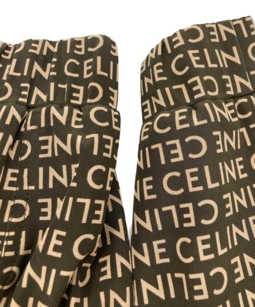 CELINE（セリーヌ）CELINE (セリーヌ) シルクノーカラージャケット ブラウン サイズ:SIZE 34の古着・服飾アイテム