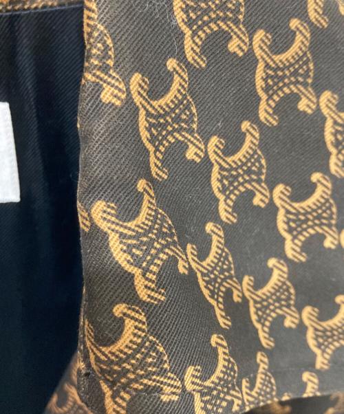 CELINE（セリーヌ）CELINE (セリーヌ) リオンフ柄 トレンチコート ブラウン サイズ:SIZE 34の古着・服飾アイテム