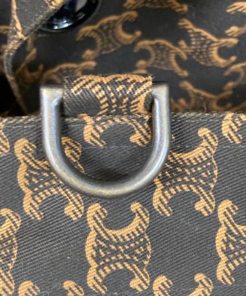 CELINE（セリーヌ）CELINE (セリーヌ) リオンフ柄 トレンチコート ブラウン サイズ:SIZE 34の古着・服飾アイテム