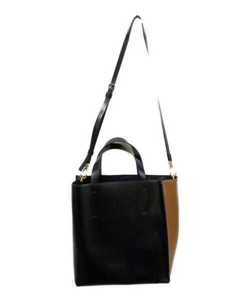 MARNI（マルニ）MARNI (マルニ) MUSEO 2WAYバッグ ブラウンの古着・服飾アイテム