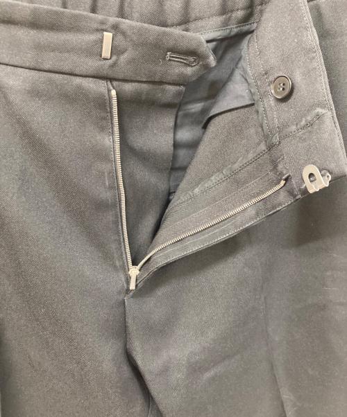 JIL SANDER（ジルサンダー）JIL SANDER (ジルサンダー) ウール ギャバジン テーパードパンツ ブラック サイズ:	SIZE 46の古着・服飾アイテム