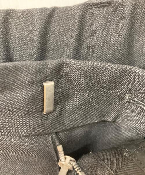 JIL SANDER（ジルサンダー）JIL SANDER (ジルサンダー) ウール ギャバジン テーパードパンツ ブラック サイズ:	SIZE 46の古着・服飾アイテム