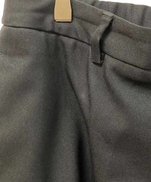 JIL SANDER（ジルサンダー）JIL SANDER (ジルサンダー) ウール ギャバジン テーパードパンツ ブラック サイズ:	SIZE 46の古着・服飾アイテム