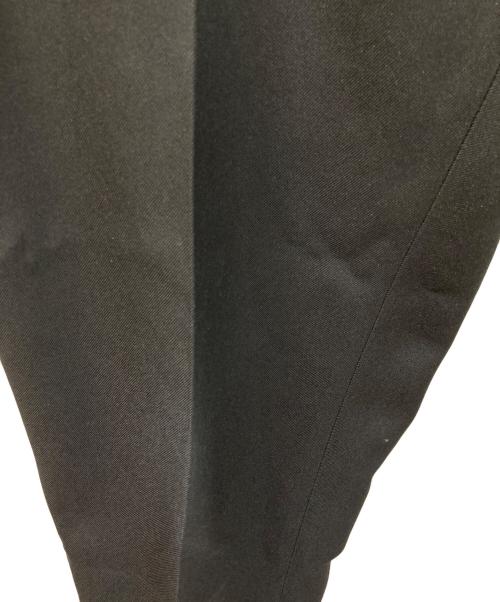 JIL SANDER（ジルサンダー）JIL SANDER (ジルサンダー) ウール ギャバジン テーパードパンツ ブラック サイズ:	SIZE 46の古着・服飾アイテム