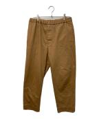 JIL SANDERジルサンダー）の古着「パンツ Tailored Cotton Trousers」｜ブラウン