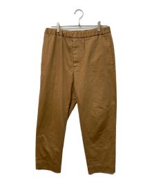 JIL SANDER（ジルサンダー）の古着「パンツ Tailored Cotton Trousers」｜ブラウン