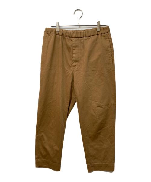 JIL SANDER（ジルサンダー）JIL SANDER (ジルサンダー) パンツ Tailored Cotton Trousers ブラウン サイズ:	SIZE 48の古着・服飾アイテム