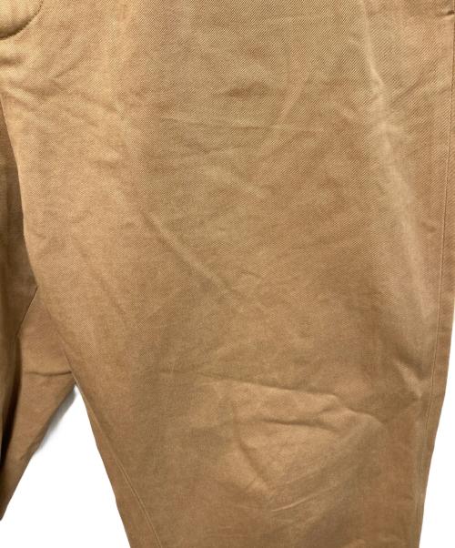 JIL SANDER（ジルサンダー）JIL SANDER (ジルサンダー) パンツ Tailored Cotton Trousers ブラウン サイズ:	SIZE 48の古着・服飾アイテム