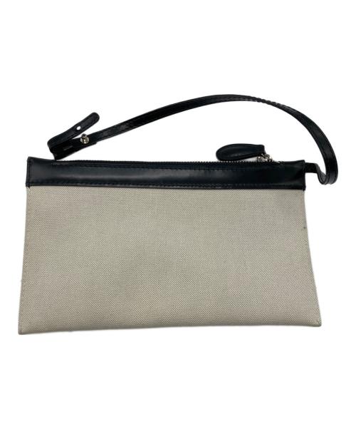 BALENCIAGA（バレンシアガ）BALENCIAGA (バレンシアガ) NAVY CABAS NEW M ネイビーカバ トートバッグ アイボリーの古着・服飾アイテム