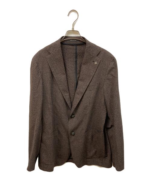 TAGLIATORE（タリアトーレ）TAGLIATORE (タリアトーレ) DAKARダカール ストレッチウールトロピカル2Bジャケット グレー サイズ:SIZE 48の古着・服飾アイテム