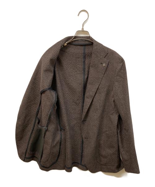 TAGLIATORE（タリアトーレ）TAGLIATORE (タリアトーレ) DAKARダカール ストレッチウールトロピカル2Bジャケット グレー サイズ:SIZE 48の古着・服飾アイテム