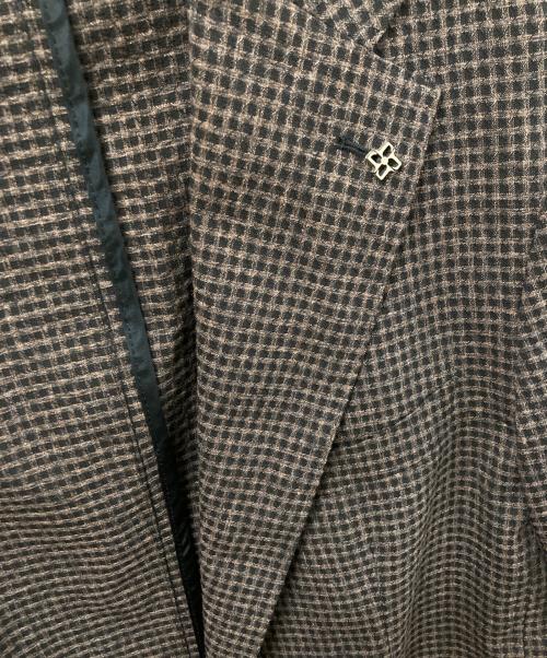 TAGLIATORE（タリアトーレ）TAGLIATORE (タリアトーレ) DAKARダカール ストレッチウールトロピカル2Bジャケット グレー サイズ:SIZE 48の古着・服飾アイテム